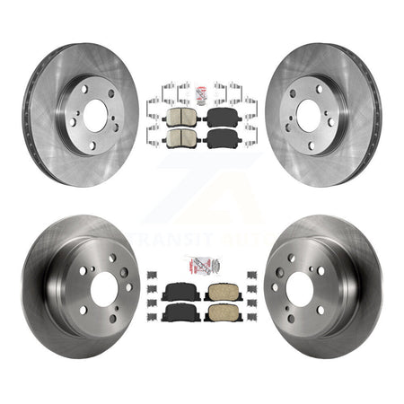 Front Rear Ceramic Pads And Disc Brake Rotors Kit For Toyota Camry Lexus ES300 K8A-102048