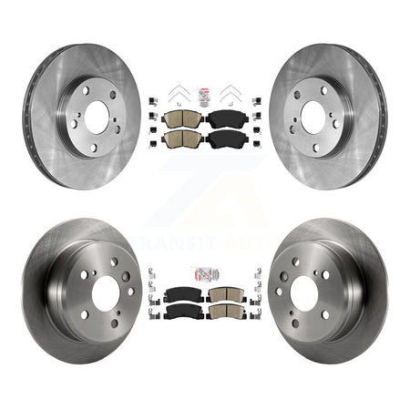Front Rear Ceramic Pads And Disc Brake Rotors Kit For Toyota Camry K8A-102049