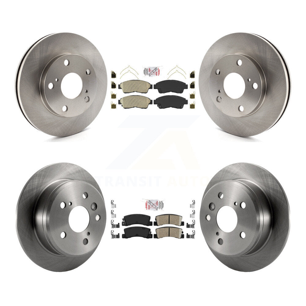 Front Rear Ceramic Pads And Disc Brake Rotors Kit For Toyota Camry K8A-102050