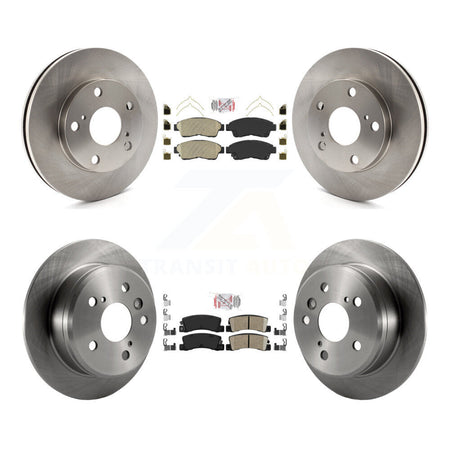 Front Rear Ceramic Pads And Disc Brake Rotors Kit For Toyota Camry K8A-102050