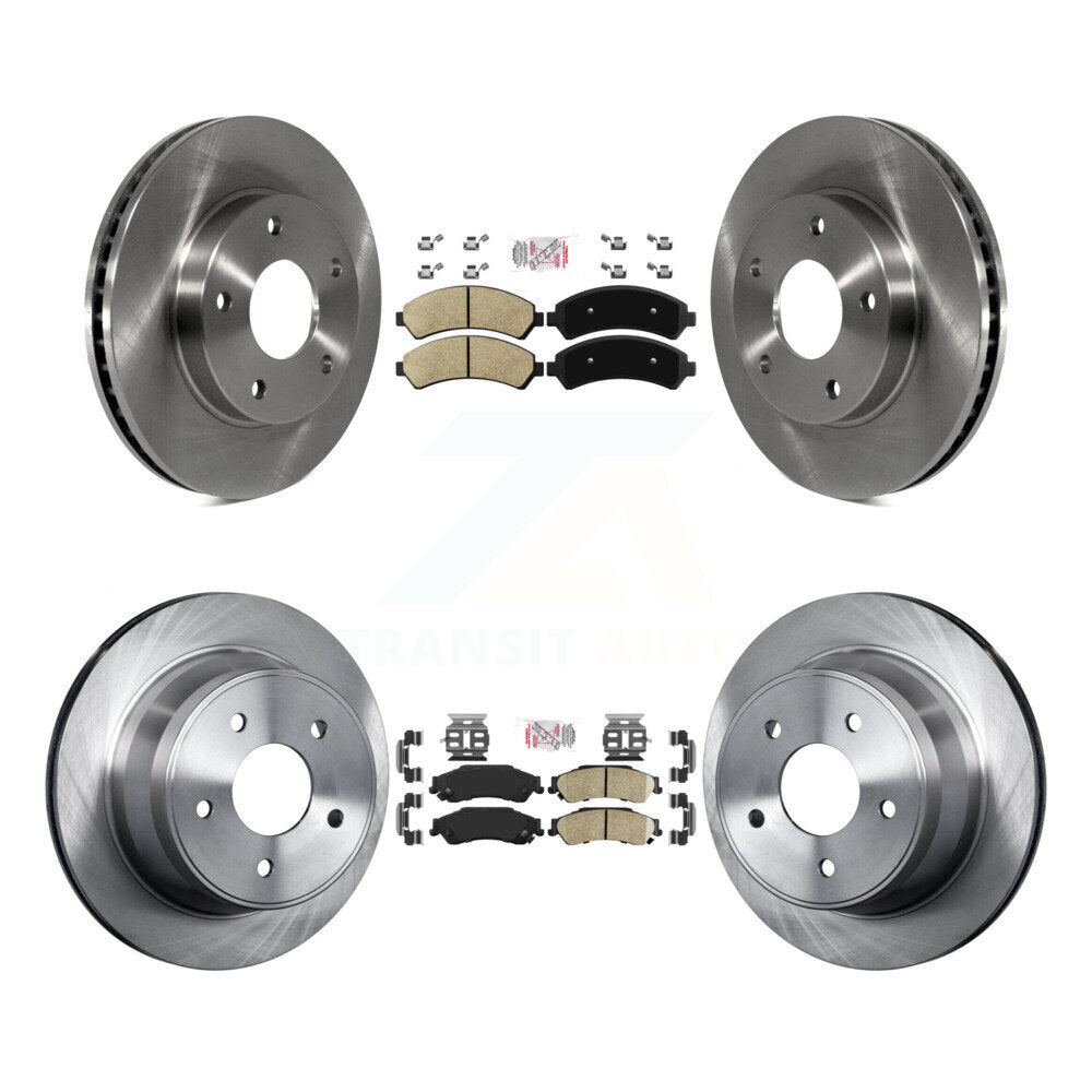 Front Rear Ceramic Pad & Brake Rotors Kit For Chevrolet GMC Blazer S10 Jimmy Sonoma Isuzu K8A-102055
