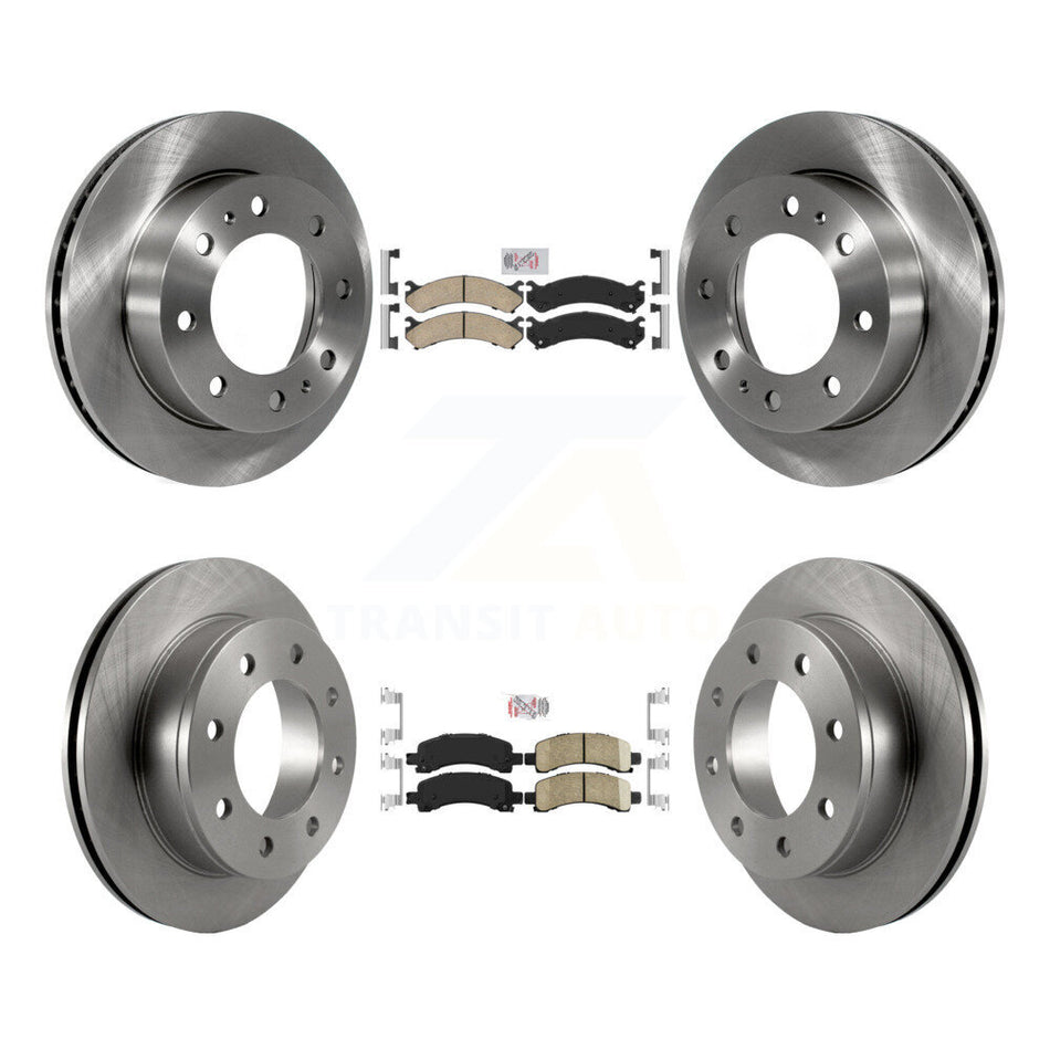 Front Rear Ceramic Pads And Disc Brake Rotors Kit For GMC Savana 2500 Chevrolet Express K8A-102060
