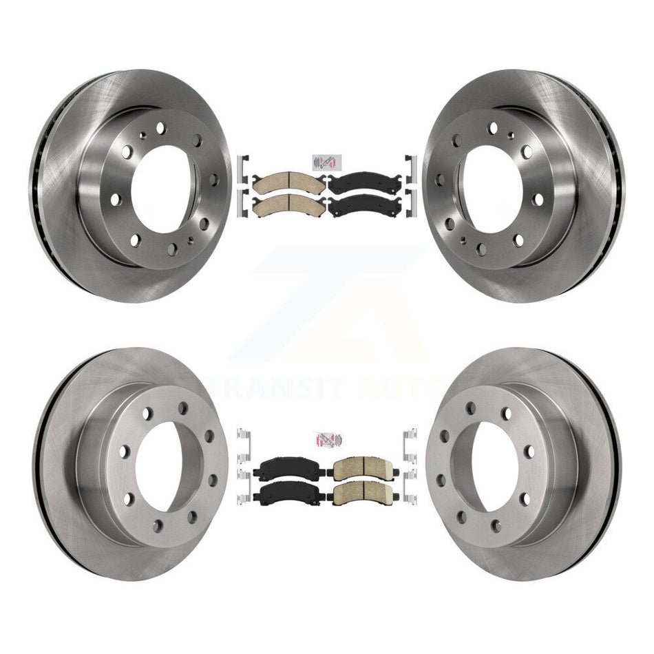 Front Rear Ceramic Pads And Disc Brake Rotors Kit For GMC Savana 2500 Chevrolet Express K8A-102062