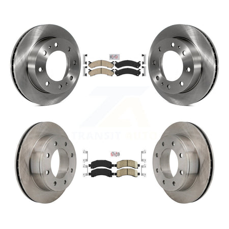Front Rear Ceramic Pads And Disc Brake Rotors Kit For Chevrolet Express 2500 GMC Savana K8A-102092