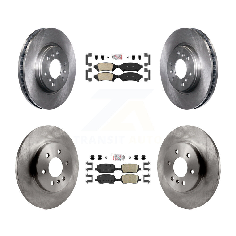 Front Rear Ceramic Pad Brake Rotor Kit For Pontiac Montana Chevrolet Uplander Buick Relay K8A-102105