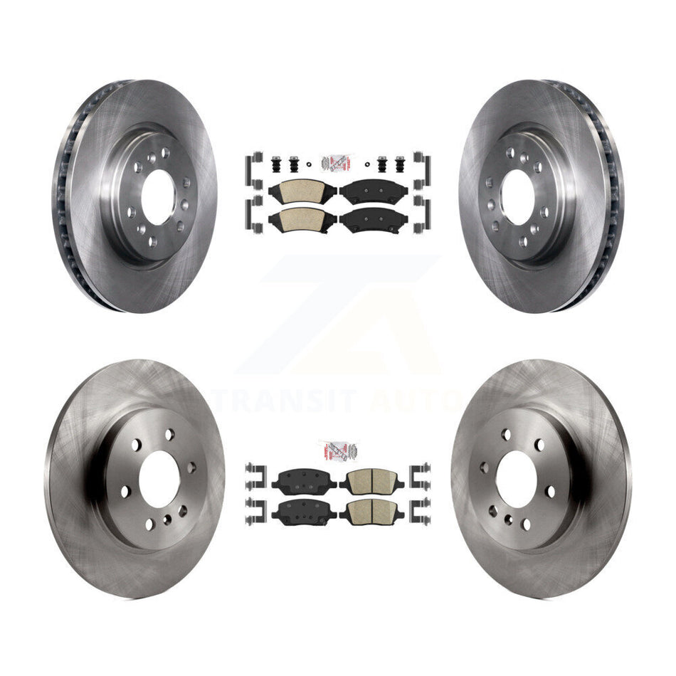 Front Rear Ceramic Pad Brake Rotor Kit For Pontiac Montana Chevrolet Uplander Buick Relay K8A-102106
