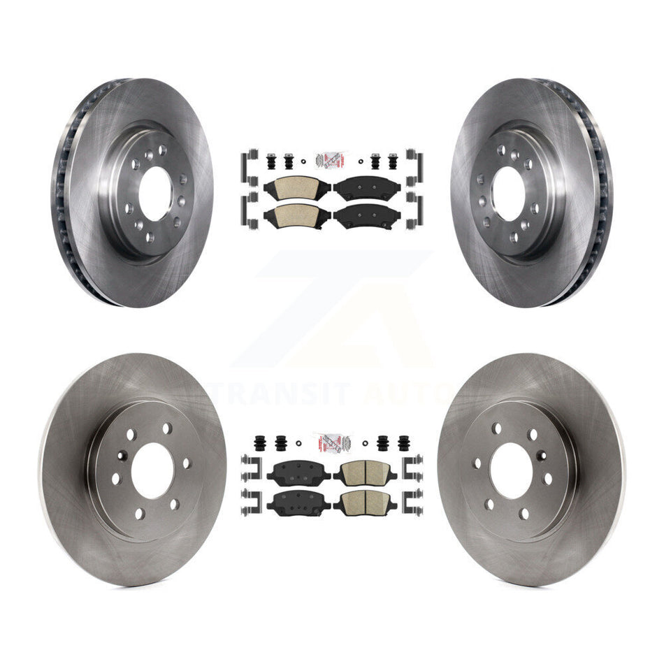 Front Rear Ceramic Pad Brake Rotor Kit For Pontiac Montana Chevrolet Uplander Buick Relay K8A-102107