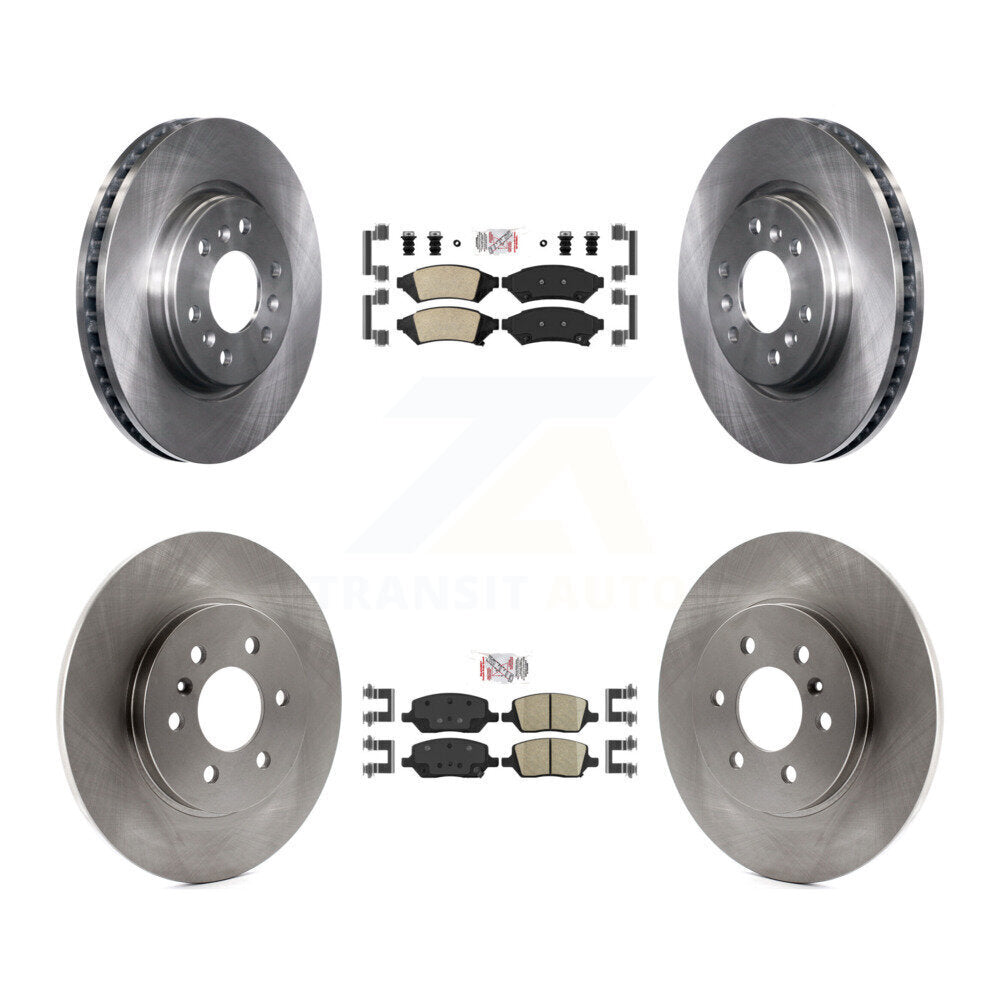 Front Rear Ceramic Pad Brake Rotor Kit For Pontiac Montana Chevrolet Uplander Buick Relay K8A-102108