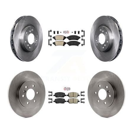 Front Rear Ceramic Pad Brake Rotor Kit For Pontiac Montana Chevrolet Uplander Buick Relay K8A-102108