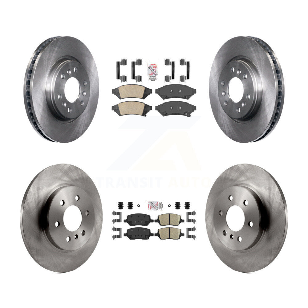 Front Rear Ceramic Pad Brake Rotor Kit For Pontiac Montana Chevrolet Uplander Buick Relay K8A-102109