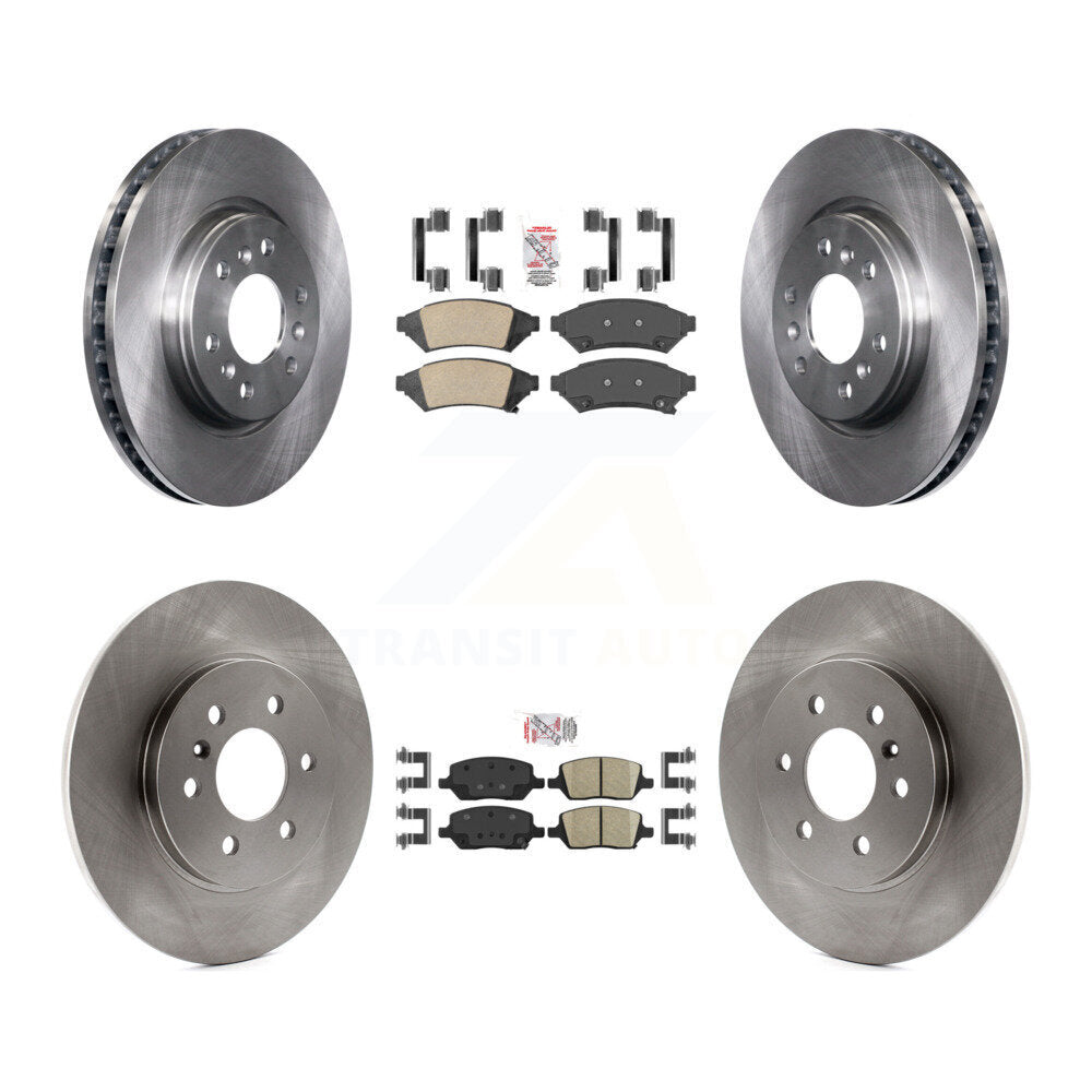 Front Rear Ceramic Pad Brake Rotor Kit For Pontiac Montana Chevrolet Uplander Buick Relay K8A-102112