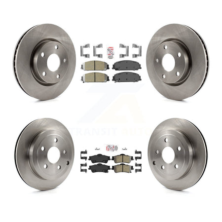 Front Rear Semi-Metallic Pads And Disc Brake Rotors Kit For 2008-2009 Pontiac G8 Base K8A-102113