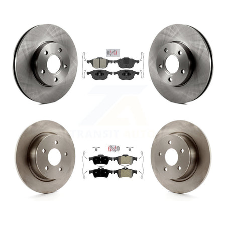 Front Rear Semi-Metallic Pads And Disc Brake Rotors Kit For Ford C-Max K8A-102130
