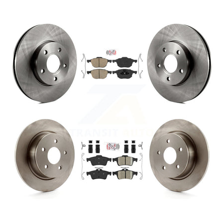 Front Rear Ceramic Pads And Disc Brake Rotors Kit For Ford C-Max K8A-102137