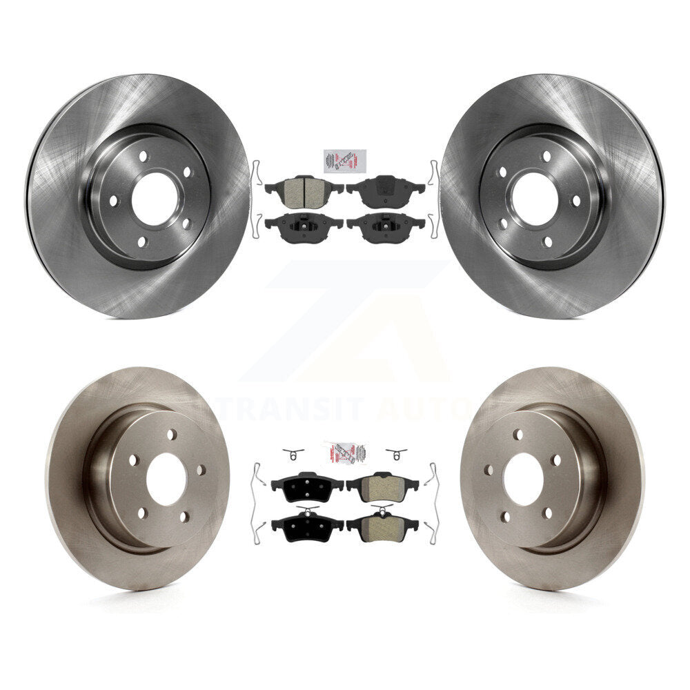Front Rear Semi-Metallic Pads And Disc Brake Rotors Kit For Ford Escape C-Max K8A-102139