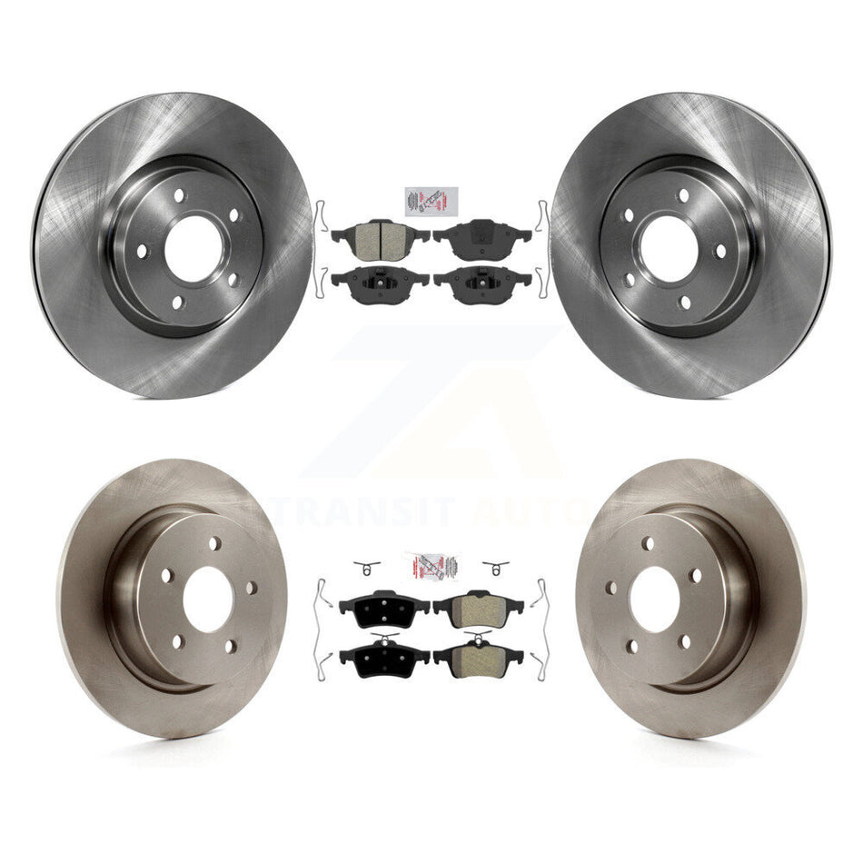 Front Rear Semi-Metallic Pads And Disc Brake Rotors Kit For Ford Escape C-Max K8A-102139