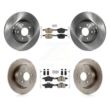 Front Rear Ceramic Pads And Disc Brake Rotors Kit For Ford Escape C-Max K8A-102146