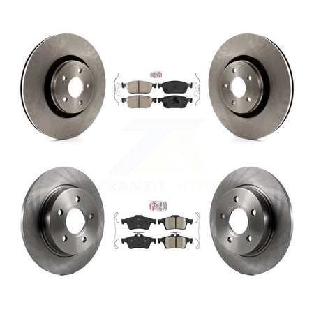 Front Rear Ceramic Pad Brake Rotor Kit For 2013-2018 Ford Focus With 335mm Diameter K8A-102150