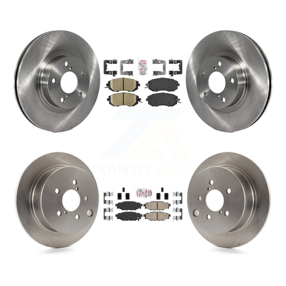 Front Rear Ceramic Pads And Disc Brake Rotors Kit For Subaru Impreza K8A-102203