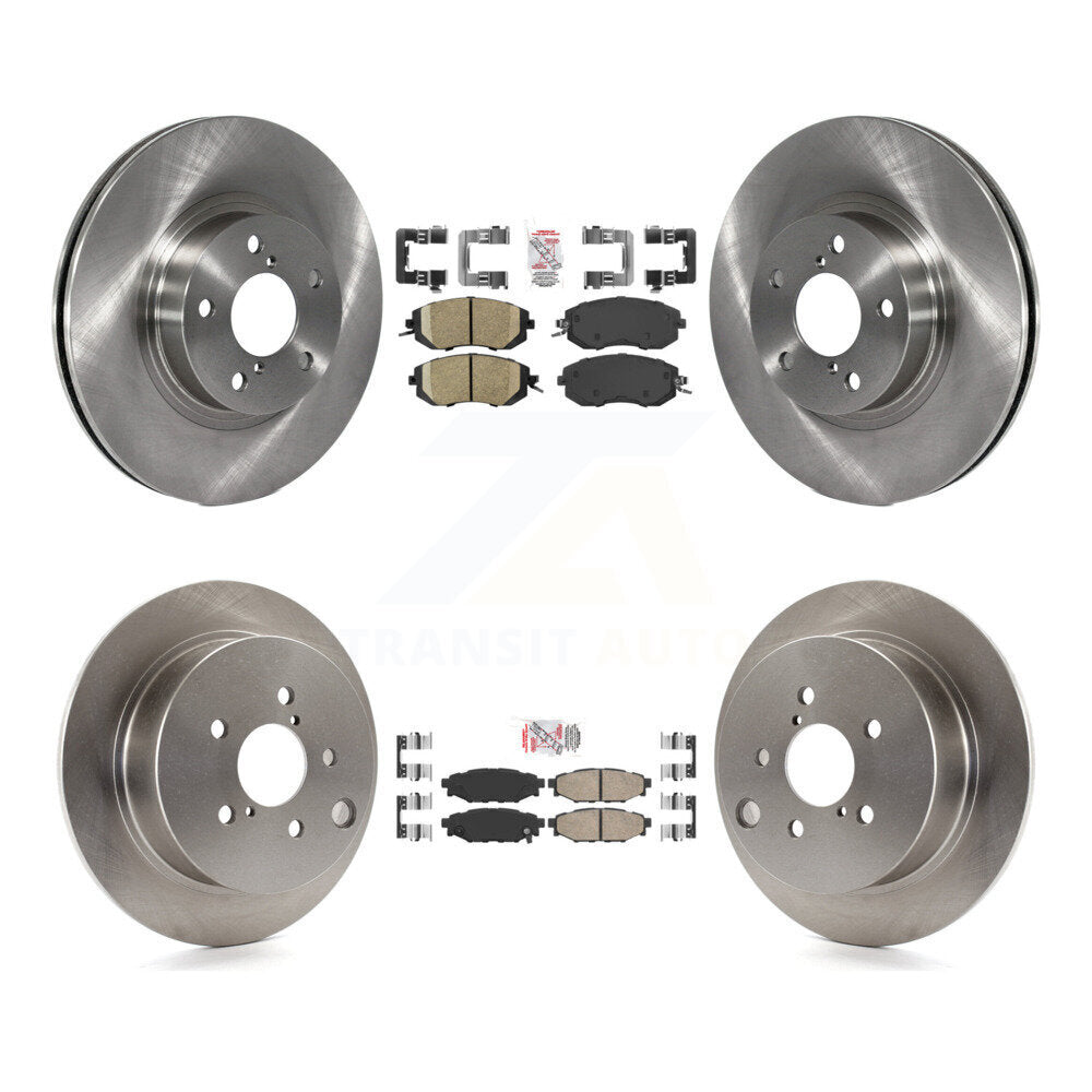 Front Rear Ceramic Pads And Disc Brake Rotors Kit For Subaru Impreza K8A-102204