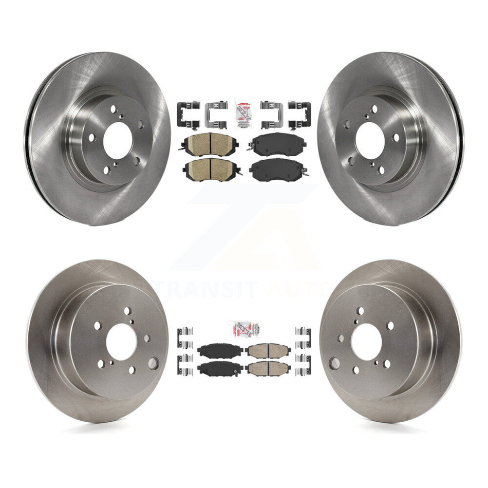 Front Rear Ceramic Pads And Disc Brake Rotors Kit For Subaru Impreza K8A-102204