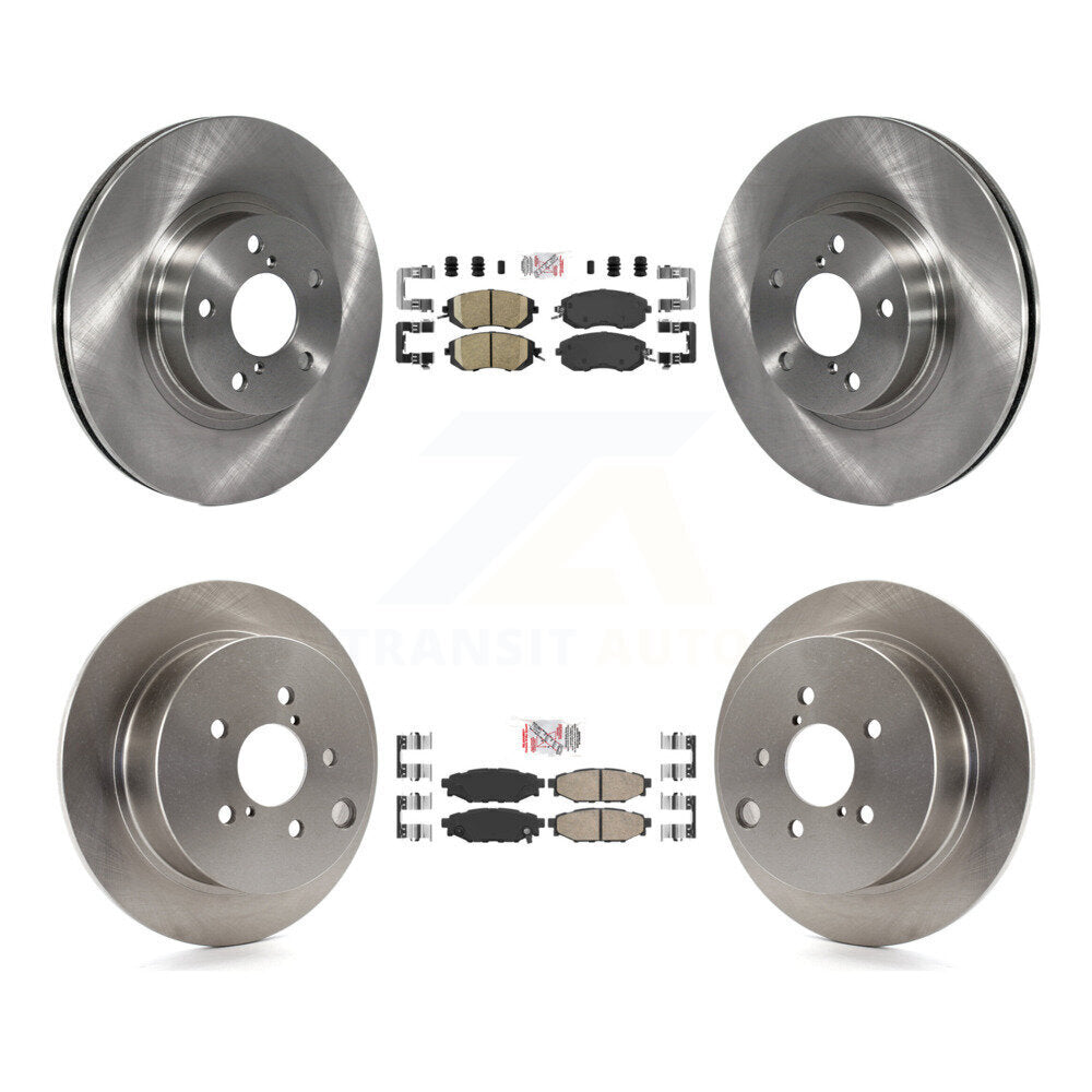 Front Rear Ceramic Pads And Disc Brake Rotors Kit For Subaru Impreza K8A-102206