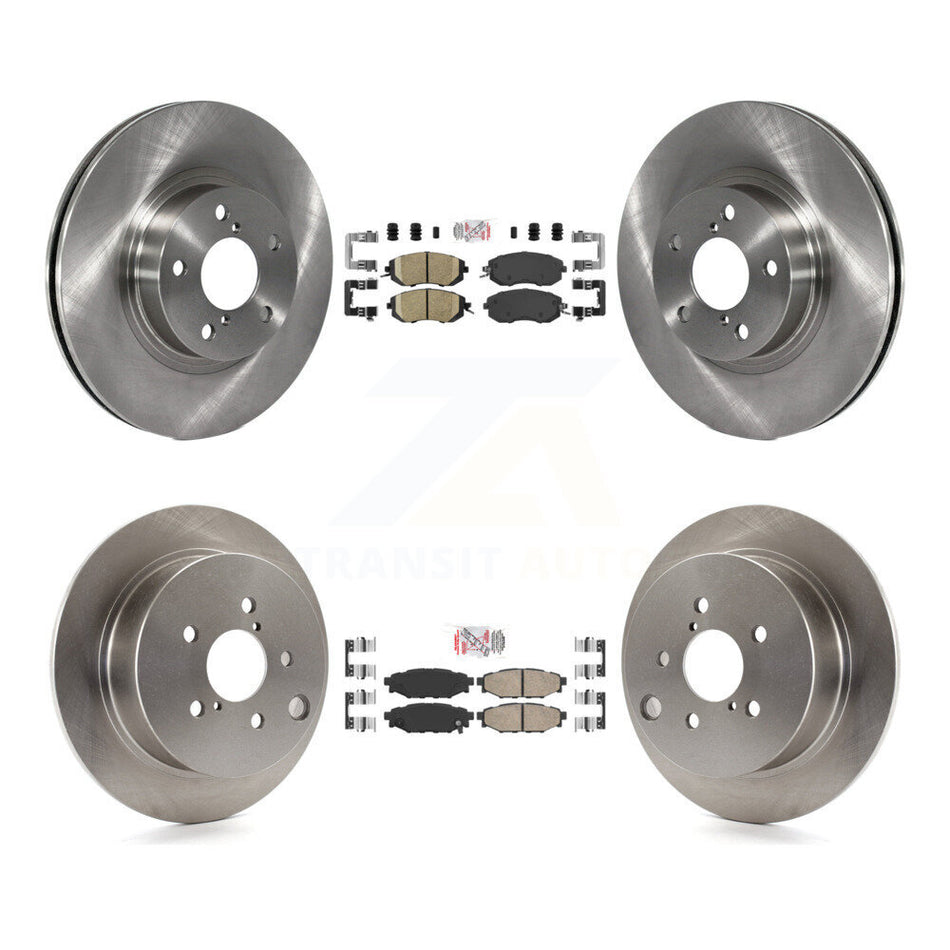 Front Rear Ceramic Pads And Disc Brake Rotors Kit For Subaru Impreza K8A-102206