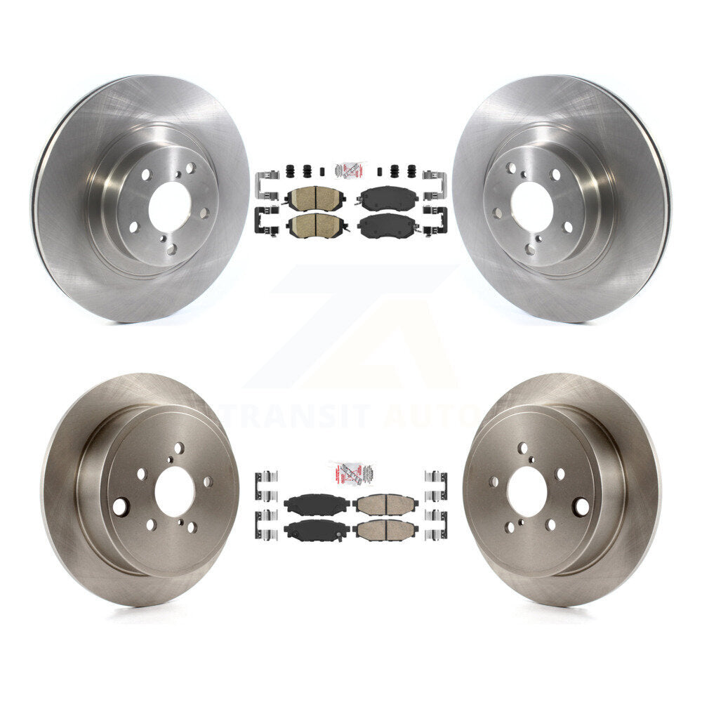 Front Rear Ceramic Pad & Disc Brake Rotors Kit For Subaru Impreza Forester Outback Legacy K8A-102219