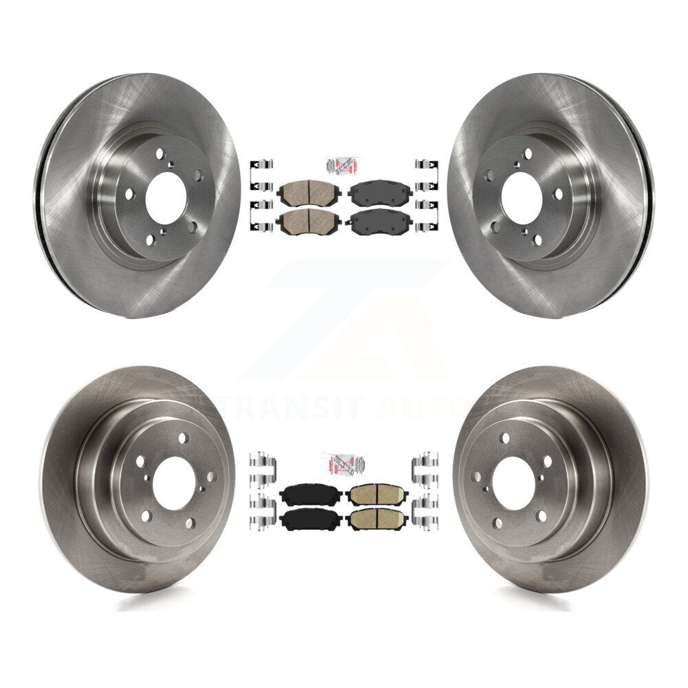Front Rear Ceramic Pads And Disc Brake Rotors Kit For Subaru Impreza Saab 9-2X K8A-102220