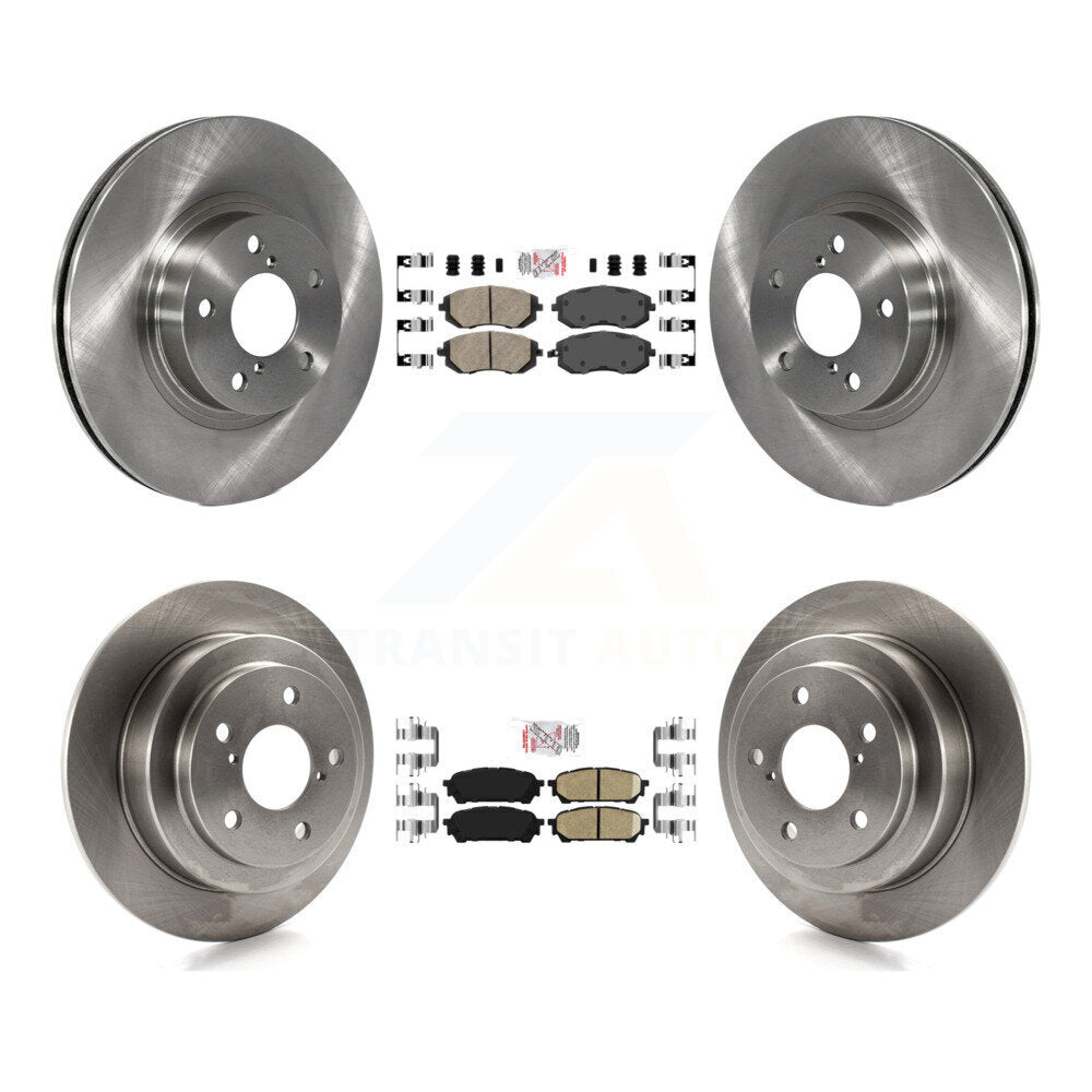 Front Rear Ceramic Pads And Disc Brake Rotors Kit For Subaru Impreza Saab 9-2X K8A-102221