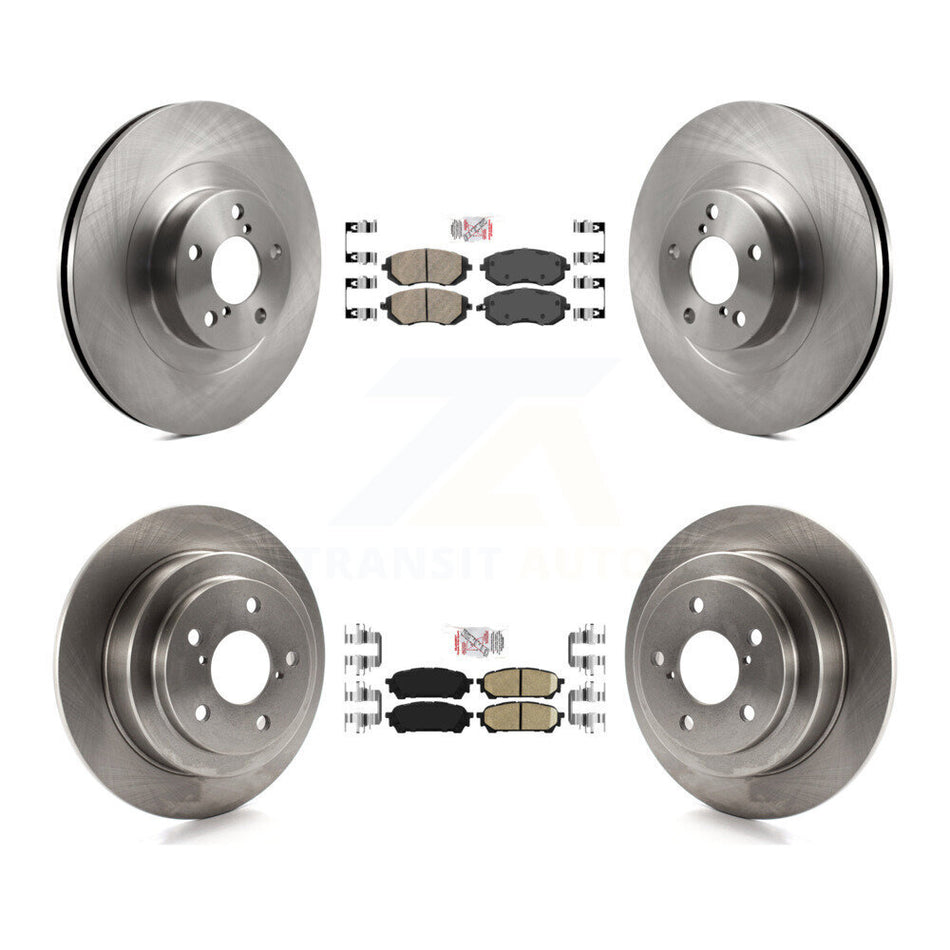 Front Rear Ceramic Pads And Disc Brake Rotors Kit For Subaru Forester Impreza Saab 9-2X K8A-102222