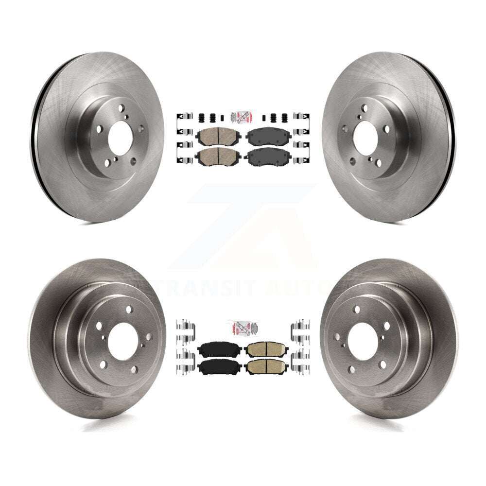 Front Rear Ceramic Pads And Disc Brake Rotors Kit For Subaru Forester Impreza Saab 9-2X K8A-102223
