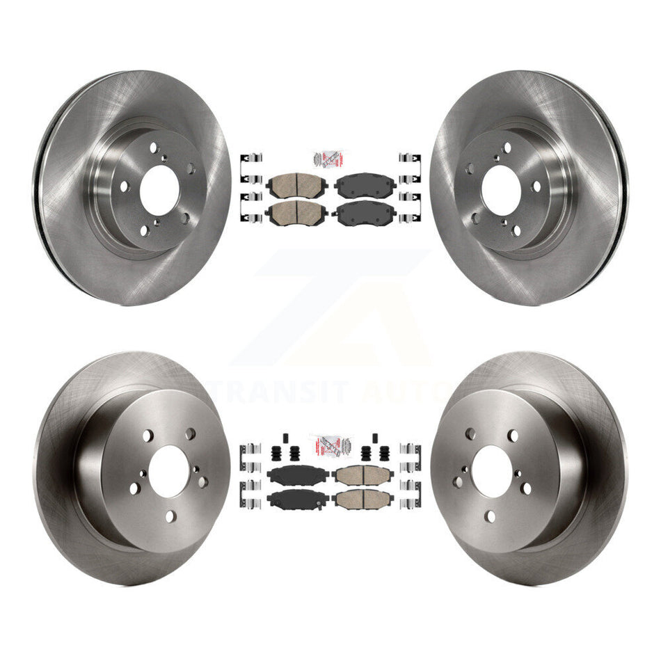 Front Rear Ceramic Pad Brake Rotors Kit For Subaru Legacy With 277mm Diameter Rotor K8A-102228