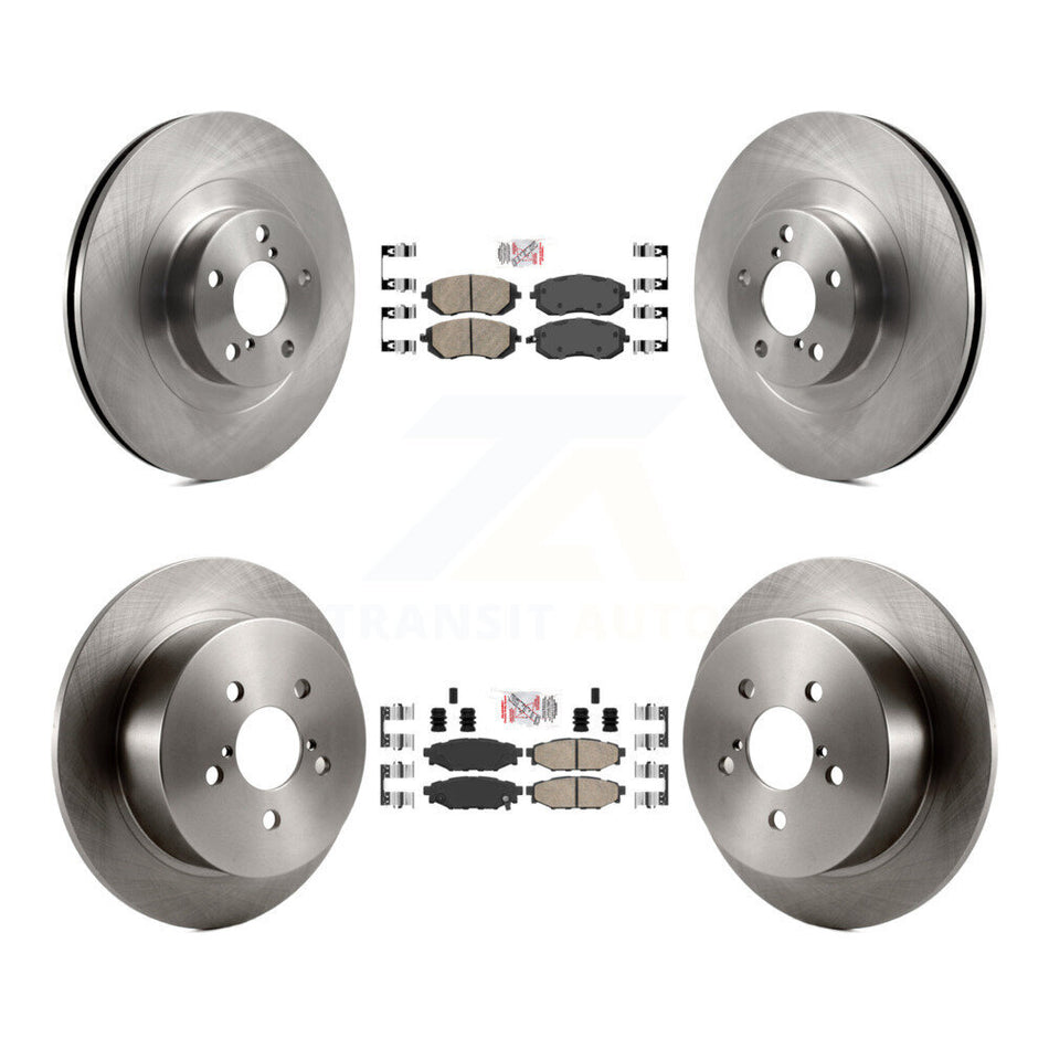 Front Rear Ceramic Pads And Disc Brake Rotors Kit For 2005 Subaru Outback Legacy K8A-102234