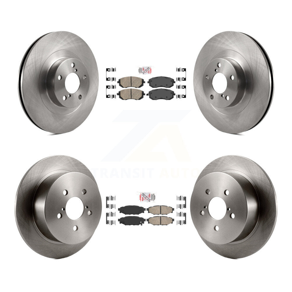 Front Rear Ceramic Pads And Disc Brake Rotors Kit For 2005 Subaru Outback Legacy K8A-102235