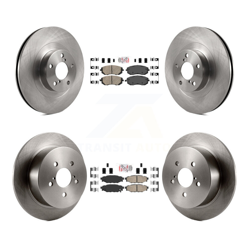 Front Rear Ceramic Pads And Disc Brake Rotors Kit For 2005 Subaru Outback Legacy K8A-102236
