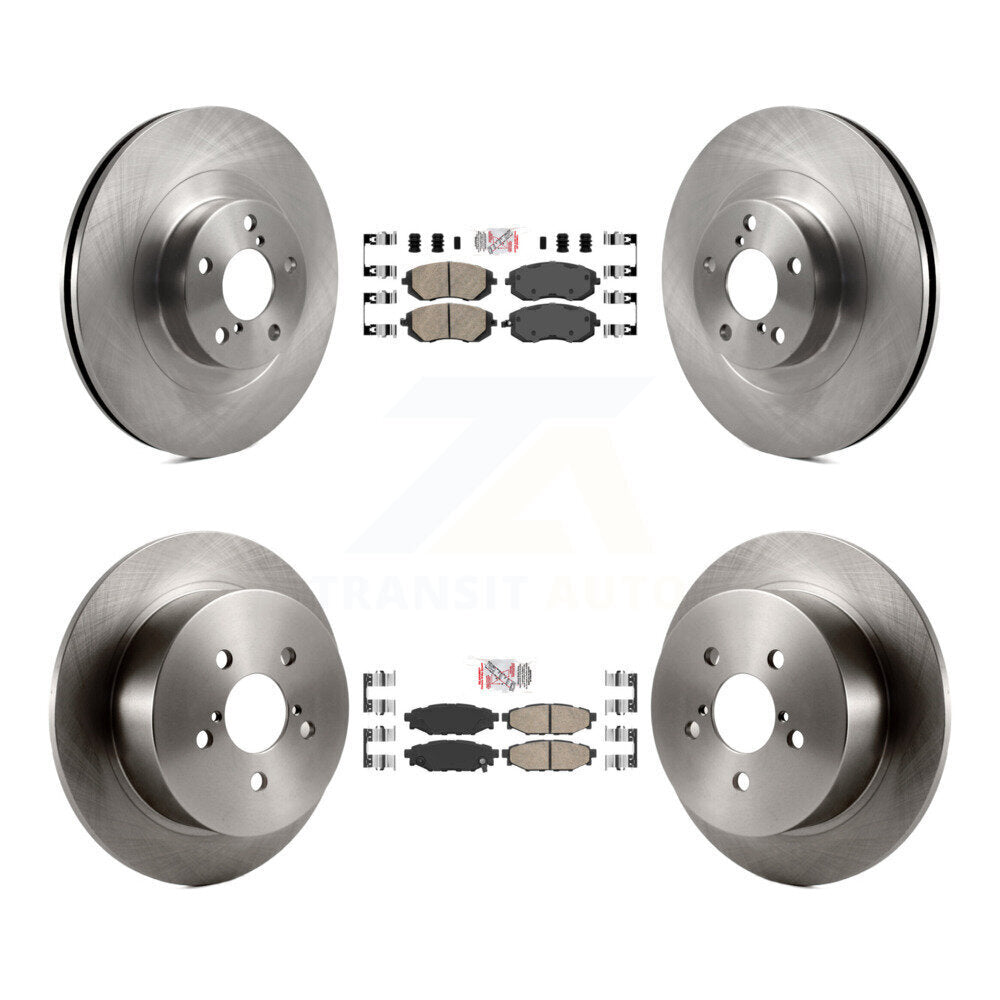 Front Rear Ceramic Pads And Disc Brake Rotors Kit For 2005 Subaru Outback Legacy K8A-102237