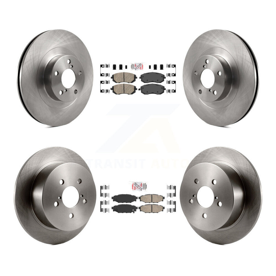 Front Rear Ceramic Pads And Disc Brake Rotors Kit For 2005 Subaru Outback Legacy K8A-102237