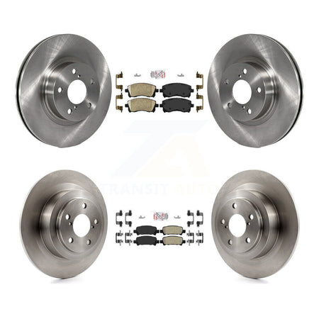 Front Ceramic Rear Semi-Metallic Pads And Disc Brake Rotors Kit For Subaru Legacy Outback K8A-102247