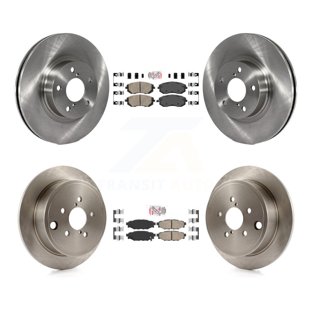Front Rear Ceramic Pads And Disc Brake Rotors Kit For Subaru Impreza K8A-102251