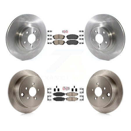 Front Rear Ceramic Pad And Brake Rotor Kit For Subaru Outback Impreza Legacy Forester WRX K8A-102260