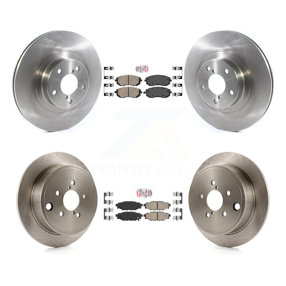 Front Rear Ceramic Pad And Brake Rotor Kit For Subaru Outback Impreza Legacy Forester WRX K8A-102261
