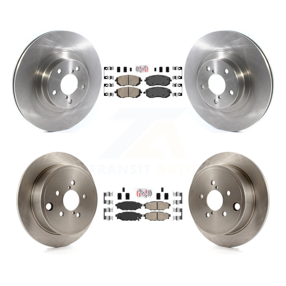 Front Rear Ceramic Pad And Brake Rotor Kit For Subaru Outback Impreza Legacy Forester WRX K8A-102262