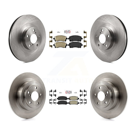 Front Ceramic Rear Semi-Metallic Pads And Disc Brake Rotors Kit For Subaru Outback Legacy K8A-102268