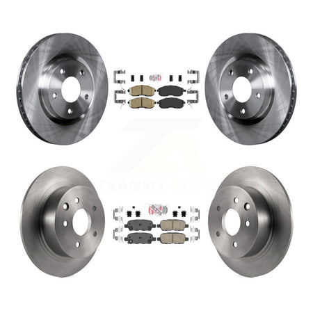Front Rear Ceramic Pads And Disc Brake Rotors Kit For 2007-2012 Nissan Sentra SE-R K8A-102282
