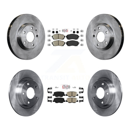 Front Rear Ceramic Pads And Disc Brake Rotors Kit For Mazda 6 K8A-102296