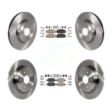 Front Rear Ceramic Pads And Disc Brake Rotors Kit For Honda CR-V K8A-102301