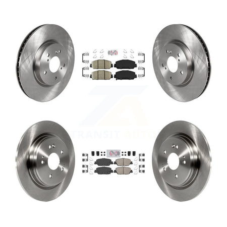 Front Rear Ceramic Pads And Disc Brake Rotors Kit For Honda CR-V K8A-102303