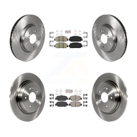 Front Rear Ceramic Pads And Disc Brake Rotors Kit For Honda CR-V K8A-102304