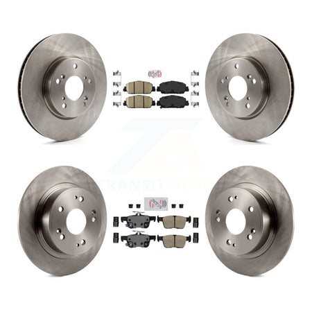 Front Rear Ceramic Pads And Disc Brake Rotors Kit For Honda Accord K8A-102308
